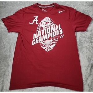 Alabama‎ Crimson Tide Nike Shirt Mens Large 2011 National Champions Sugar Bowl